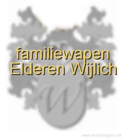 familiewapen Elderen Wijlich