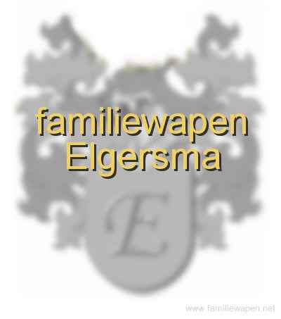 familiewapen Elgersma