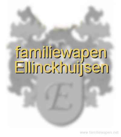familiewapen Ellinckhuijsen