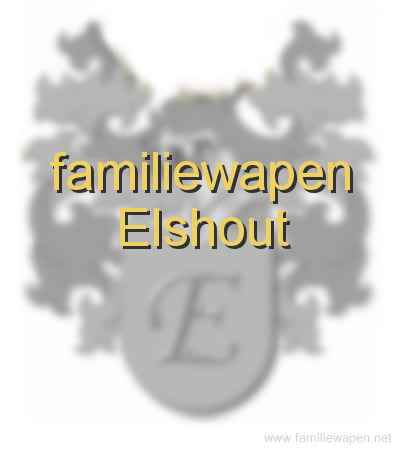 familiewapen Elshout