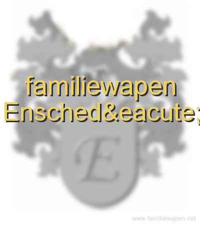 familiewapen Enschede