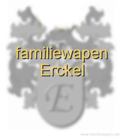 familiewapen Erckel