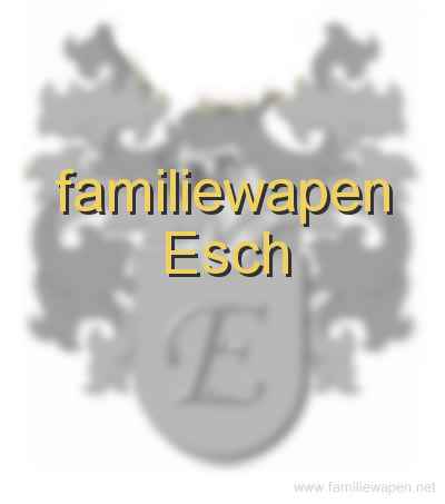 familiewapen Esch