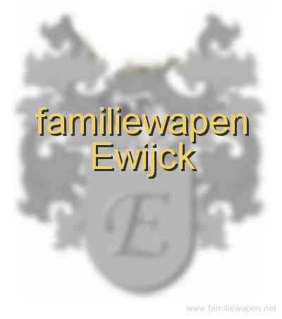 familiewapen Ewijck