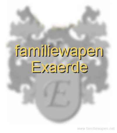 familiewapen Exaerde