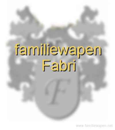 familiewapen Fabri
