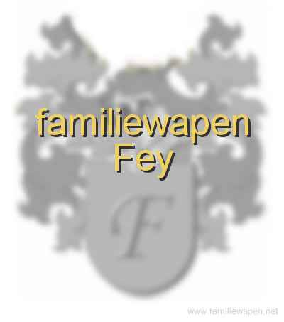 familiewapen Fey