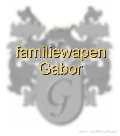 familiewapen Gabor