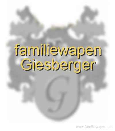 familiewapen Giesberger