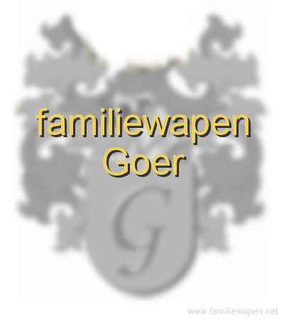 familiewapen Goer