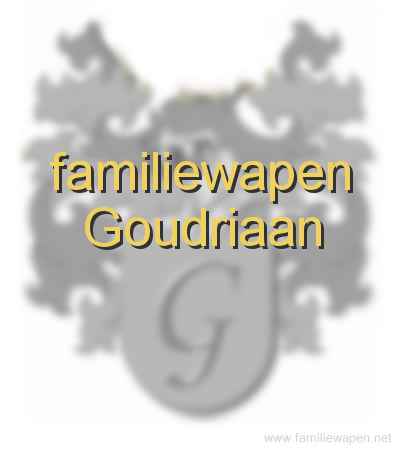 familiewapen Goudriaan