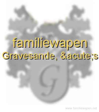 familiewapen Gravesande, ´s