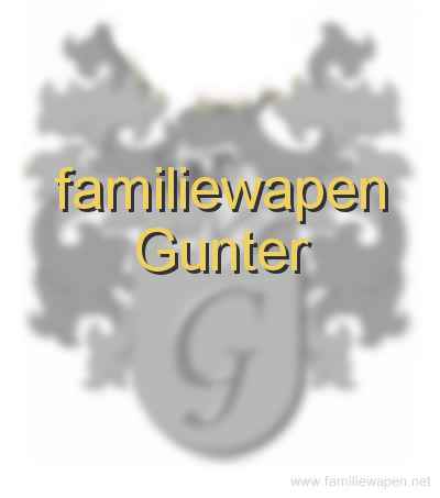 familiewapen Gunter