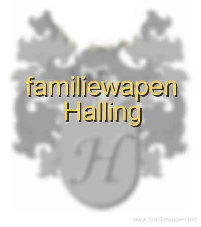 familiewapen Halling