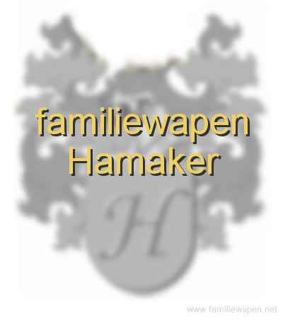 familiewapen Hamaker