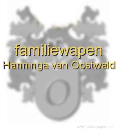 familiewapen Hanninga van Oostwald