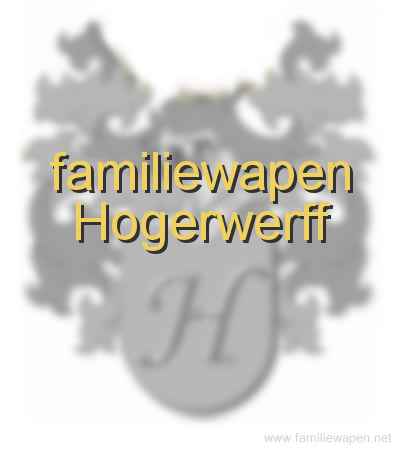 familiewapen Hogerwerff