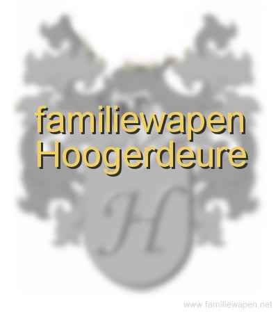 familiewapen Hoogerdeure