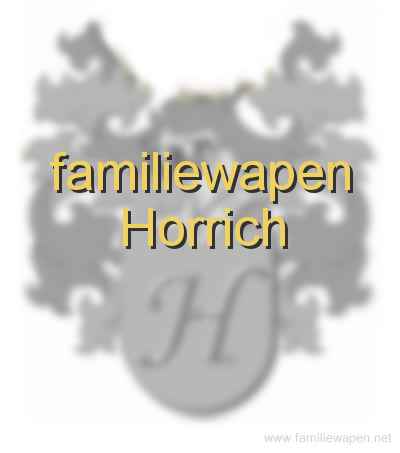 familiewapen Horrich