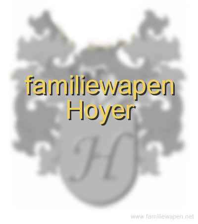 familiewapen Hoyer