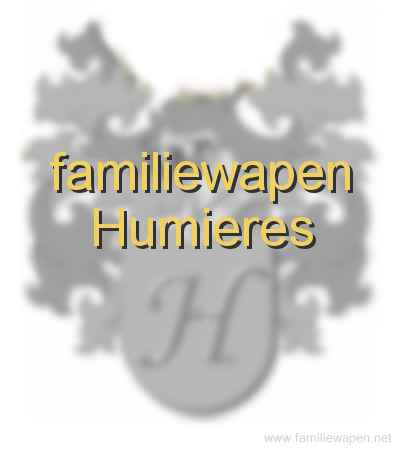 familiewapen Humieres