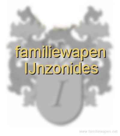 familiewapen IJnzonides