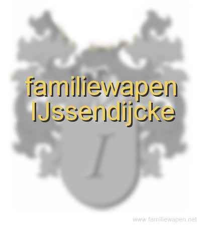 familiewapen IJssendijcke