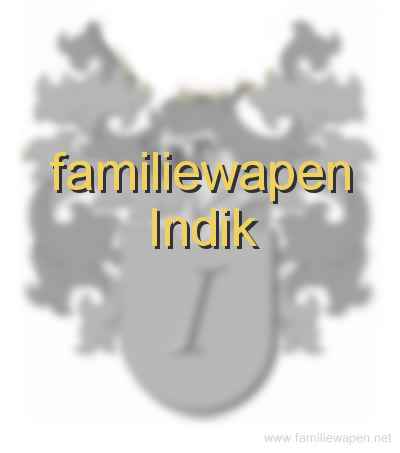familiewapen Indik