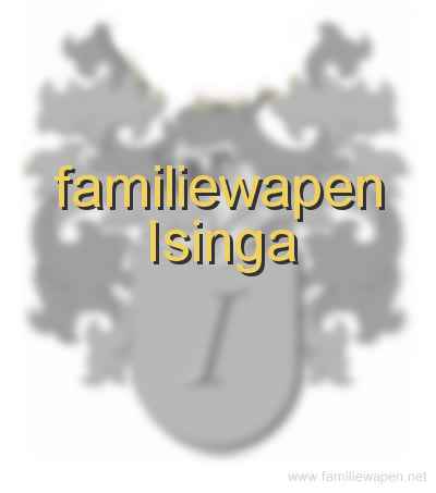 familiewapen Isinga