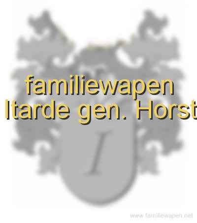 familiewapen Itarde gen. Horst