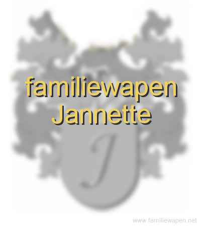 familiewapen Jannette