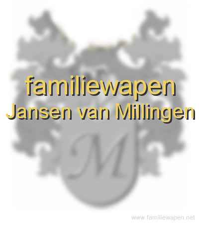 familiewapen Jansen van Millingen