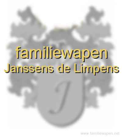 familiewapen Janssens de Limpens