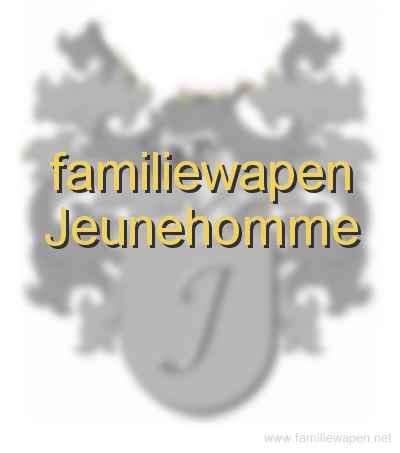 familiewapen Jeunehomme