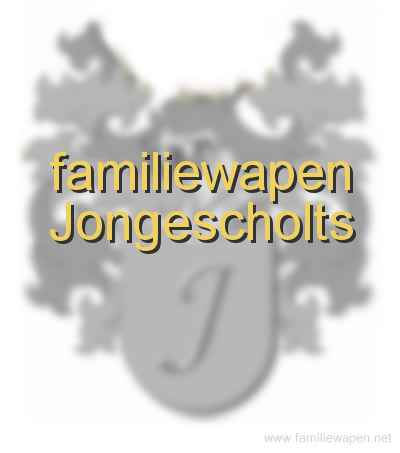 familiewapen Jongescholts