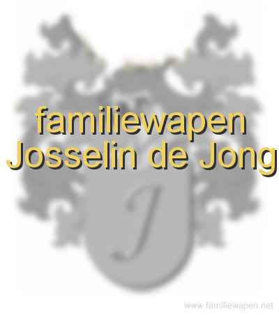 familiewapen Josselin de Jong