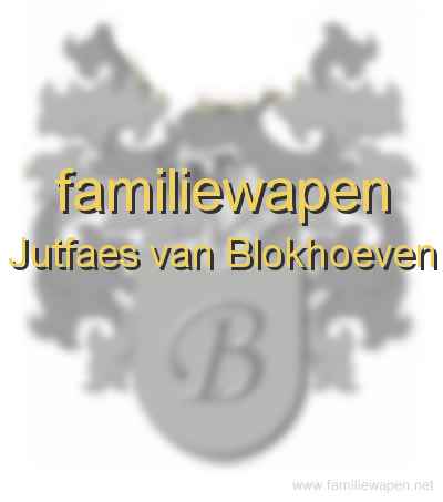 familiewapen Jutfaes van Blokhoeven
