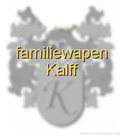 familiewapen Kalff