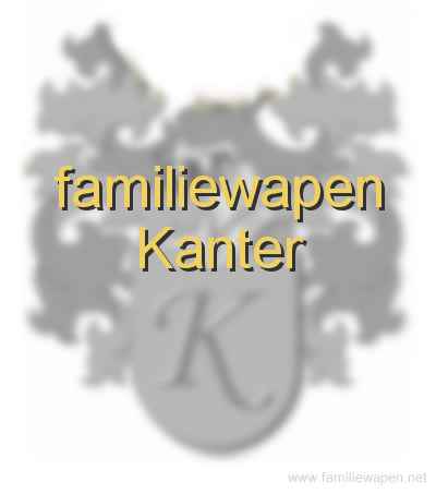 familiewapen Kanter