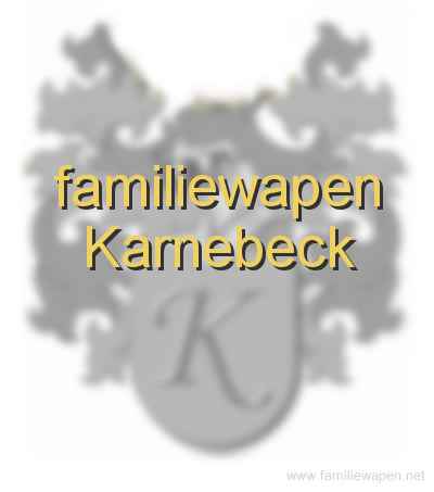 familiewapen Karnebeck