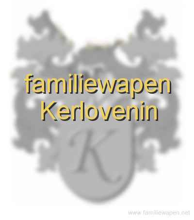 familiewapen Kerlovenin