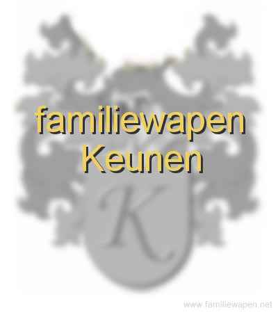 familiewapen Keunen