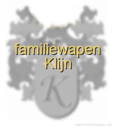 familiewapen Klijn