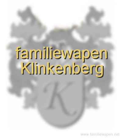 familiewapen Klinkenberg