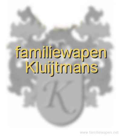 familiewapen Kluijtmans