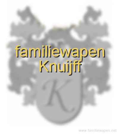 familiewapen Knuijff