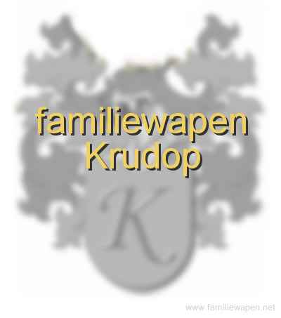 familiewapen Krudop
