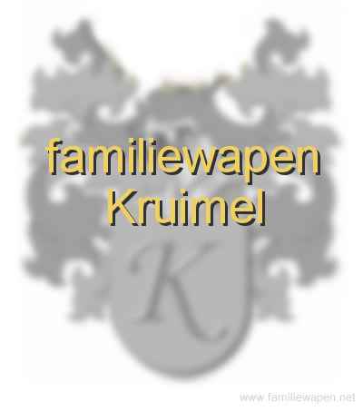 familiewapen Kruimel