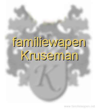 familiewapen Kruseman