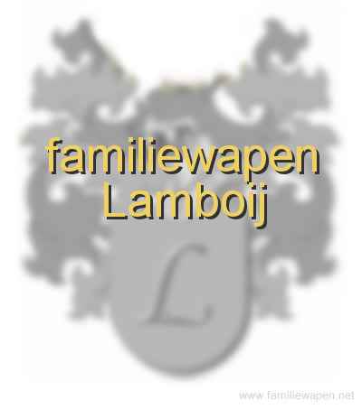 familiewapen Lamboij